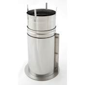 Heat-Fab 6" Saf-T Vent CI+ Termination Collar Stainless Steel