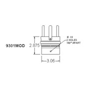 Heat-Fab 3" Saf-T Vent Seal Modine HD Adapter Stainless Steel