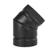 Heat-Fab 7" 90 Degree Adjustable Saf-T Pipe Elbow Black
