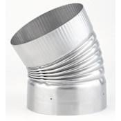 Heat-Fab 6" 30 Degree Crimped Elbow Stainless Steel 304
