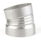 Heat-Fab 6" 15 Degree Crimped Elbow Stainless Steel 304