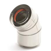 Heat-Fab 4" Saf-T Vent SC 45° Elbow Stainless Steel