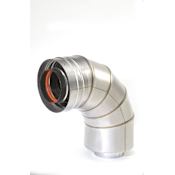 Heat-Fab 3" Saf-T Vent SC 90° Elbow Stainless Steel