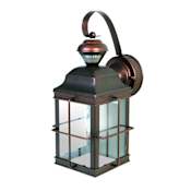 Heath Zenith New England 1 Light 150 Degree Motion Activated Outdoor Wall Sconce Antique Bronze
