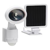 Heath Zenith LED Motion Activated Solar Powered Single Head Outdoor Flood Light White