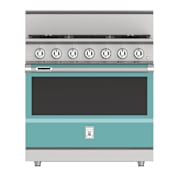 Hestan KRG Series 36 Inch Wide 5.4 Cu. Ft. Free Standing Natural Gas Range with CircuFlame™ Power Burner and Exclusive PureVection™ Technology Bora Bora