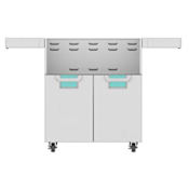 Hestan 30 Inch Wide Double Door Grill Cart from the Aspire by Hestan Series Bora Bora