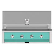Hestan 110000 BTU 42 Inch Wide Liquid Propane Built-In Grill with Tubular U-Burner System and Infrared Sear Burners from the Aspire by Hestan Series Bora Bora