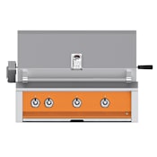 Hestan 83000 BTU 36 Inch Wide Natural Gas Built-In Grill with Tubular U-Burner System Infrared Sear Burners and Rotisserie from the Aspire by Hestan Series Citra