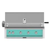 Hestan 110000 BTU 42 Inch Wide Liquid Propane Built-In Grill with Tubular U-Burner System Infrared Sear Burners and Rotisserie from the Aspire by Hestan Series Bora Bora