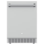 Hestan 24 Inch Wide 5 Cu. Ft. Compact Refrigerator Stainless Steel