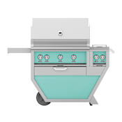 Hestan 119000 BTU 36 Inch Wide Natural Gas Free Standing Grill with Trellis Burner System Infrared Sear Burners and Rotisserie from the Hestan Outdoor Series Bora Bora
