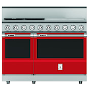 Hestan KRD Series 48 Inch Wide 7.5 Cu. Ft. Free Standing Dual Fuel Liquid Propane Gas Range with Exclusive PureVection™ Technology and MarquiseDisplay™ Matador