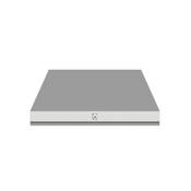 Hestan 550 CFM 42 Inch Wide Island Range Hood Stainless Steel