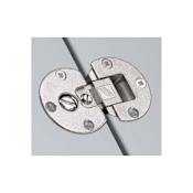 Hettich Quadro 35mm Bore Hole Flap Hinge with 90 Degree Opening Nickel