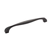 Hickory Hardware Twist 7-9/16 Inch Center to Center Handle Cabinet Pull Black Iron