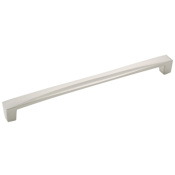 Hickory Hardware Pack of 10 - Crest 7-9/16" Center to Center Pinch Top Cabinet Handles / Drawer Pulls Satin Nickel