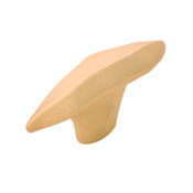 Hickory Hardware Willow 2-1/8" Organic T Bar Cabinet Knob / Drawer T Bar Knob Flat Ultra Brass