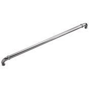Hickory Hardware Cottage Pack of (5) 24" Center to Center Vintage Farmhouse Country Appliance Pull / Appliance Handle Satin Nickel