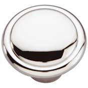Hickory Hardware Conquest 1-3/8 Inch Mushroom Cabinet Knob - Pack of 25 Chrome