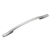 Hickory Hardware Euro Contemporary 8" (203mm) Center to Center Appliance Handle / Appliance Pull Satin Nickel