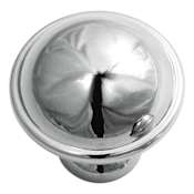 Hickory Hardware Savoy 1-1/4 Inch Mushroom Cabinet Knob Chrome