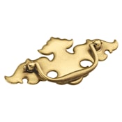 Hickory Hardware Manor House 3 Inch Center to Center Traditional Drop Bail Drawer Pull Lancaster Hand Polished