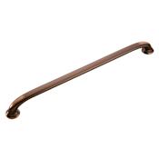 Hickory Hardware Zephyr 18" Center to Center Modern Industrial Curved Appliance Handle / Appliance Pull Oil-Rubbed Bronze