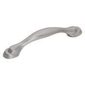 Hickory Hardware Eclipse 3" Center to Center Thick Arch Bow Cabinet Handle / Drawer Pull Chromolux