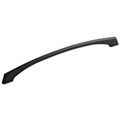 Hickory Hardware Greenwich 12 Inch (305mm) Center to Center Sleek Cabinet Handle / Appliance Handle Matte Black