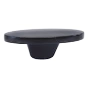 Hickory Hardware Luna 1-5/8 Inch Oval Cabinet Knob Matte Black