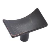 Hickory Hardware Kite 1-1/4 Inch Rectangular Cabinet Knob Vintage Bronze