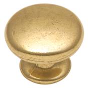 Hickory Hardware Manor House 1-1/4 Inch Mushroom Cabinet Knob Lancaster Hand Polished