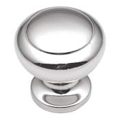 Hickory Hardware Eclipse 1-1/4 Inch Mushroom Cabinet Knob Chrome