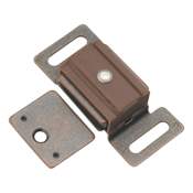 Hickory Hardware 1" x 2-3/8" Magnetic Catch Statuary Bronze