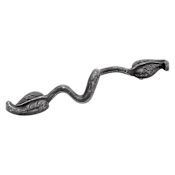 Hickory Hardware Touch of Spring 3-3/4" Center to Center Nature Rustic Vine Cabinet Handle / Drawer Pull Vibra Pewter