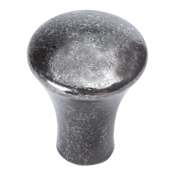 Hickory Hardware Metropolis 1 Inch Conical Cabinet Knob Black Nickel Vibed