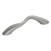 Hickory Hardware Metropolis 3 Inch Center to Center Designer Cabinet Pull Satin Nickel