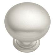 Hickory Hardware Modus 1" Round Mushroom Smooth Cabinet Knob / Drawer Knob Satin Nickel