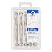 Hickory Hardware Conquest Pack of (10) - 3 Inch Center to Center Arch Bow Cabinet Handles / Drawer Pulls Satin Nickel