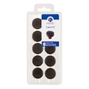 Hickory Hardware Pack of (10) - Conquest 1-1/8 Inch Mushroom Cabinet Knobs / Drawer Knobs Oil Rubbed Bronze Highlighted