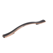 Hickory Hardware Euro Contemporary 5-1/16" Center to Center Sleek Arch Bow Cabinet Handle / Drawer Pull Oil-Rubbed Bronze