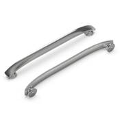 Hickory Hardware American Diner 12" (305mm) Center to Center Arched Bar Retro Appliance Handle / Appliance Pull Satin Nickel
