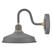 Hinkley Lighting Foundry 1 Light 10" Tall Outdoor Wall Sconce Dark Matte Grey