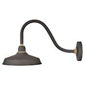 Hinkley Lighting Foundry 1 Light 14" Tall Outdoor Wall Sconce Museum Bronze / Brass