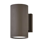 Hinkley Lighting Silo 8" Tall Coastal Elements LED Outdoor Dark Sky Wall Sconce with LED Bulb Included Architectural Bronze