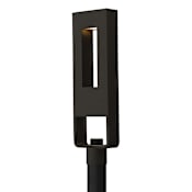 Hinkley Lighting Atlantis 23" Tall Dark Sky Integrated LED Post Light Satin Black