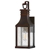 Hinkley Lighting Beacon Hill 1 Light 18" Tall Heritage Outdoor Wall Sconce Blackened Copper