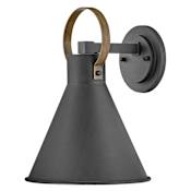 Hinkley Lighting Winnie 1 Light 13" Tall Coastal Elements Outdoor Wall Sconce with LED Bulb Included Museum Black