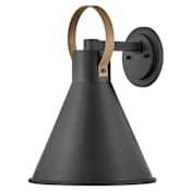 Hinkley Lighting Winnie 1 Light 17" Tall Coastal Elements Outdoor Wall Sconce with LED Bulb Included Museum Black